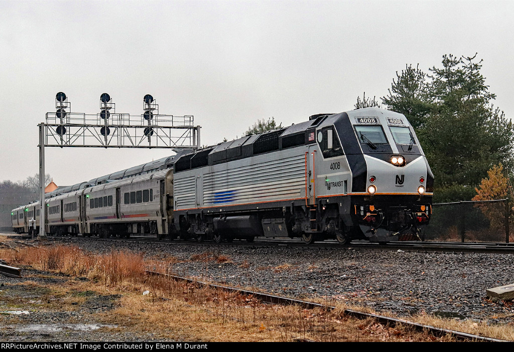 NJT 4008 on 1157